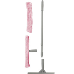 Ablaktisztító készlet teleszkópos nyéllel, max. 95 cm