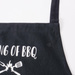 Konyhai kötény BBQ, pamut, univerzális