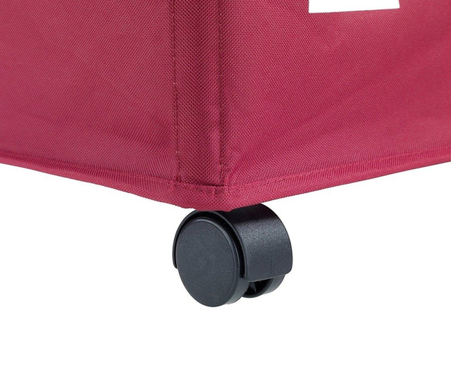 TRIVO RED mosószeres tároló - 116 liter, WENKO, piros