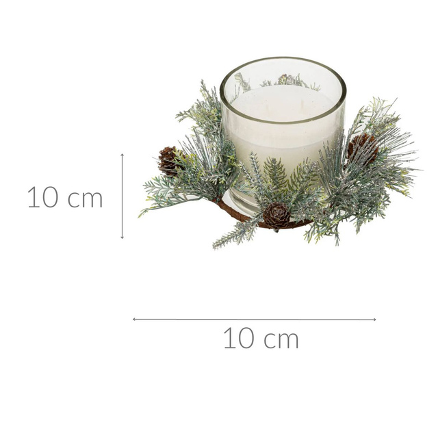 Ünnepi dísz gyertyával, 270 g