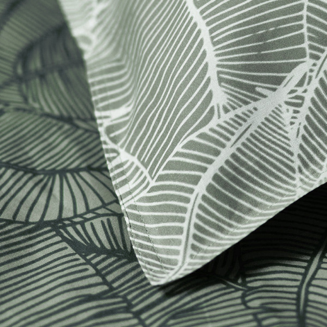 Pamut ágynemű Leaves, kétoldalas, 220 x 240 cm