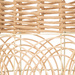 Rattan fonott dekoratív váza, 55 cm
