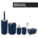 BRASIL szemetes, 6,5 l, WENKO, kék / sötétkék
