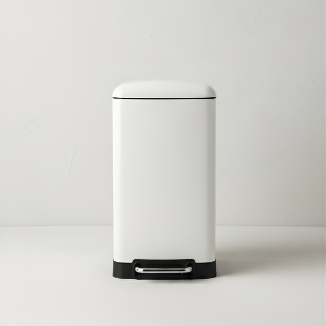 MYK pedálos szemetes, 30 l, fehér