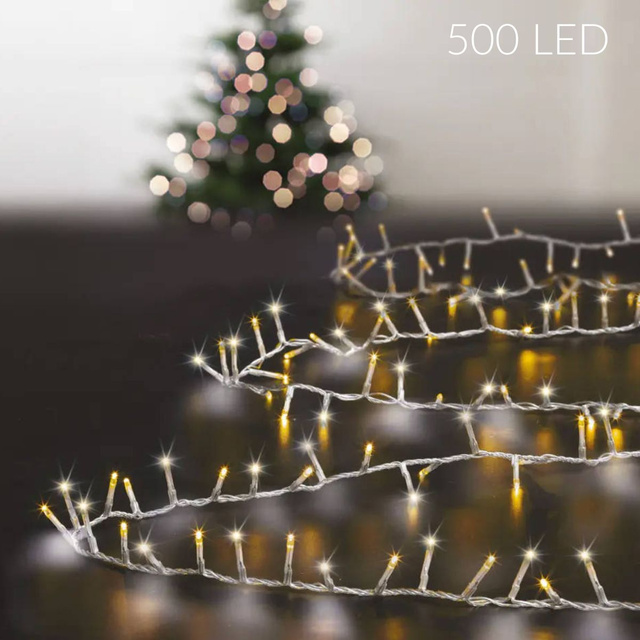 Kültéri fényfüzér, 500 LED