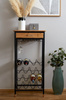 Borospohár tartóval és fiókkal ellátott boros állvány LOFT, WENKO