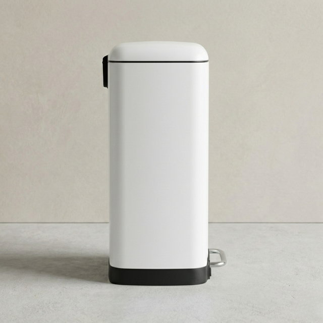 MYK pedálos szemetes, 30 l, fehér