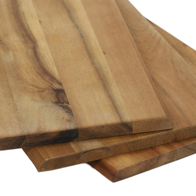 Tálcák snackek tálalásához, 3 darabos készlet, akácfa, 23 x 15 cm, Kesper