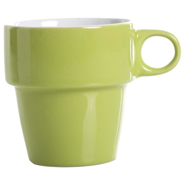 6 darab színes cappuccino csésze + fém állvány