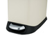 Lábtartós szemetes DESIGN, 36 x 20,5 x 46 cm, WENKO, bézs