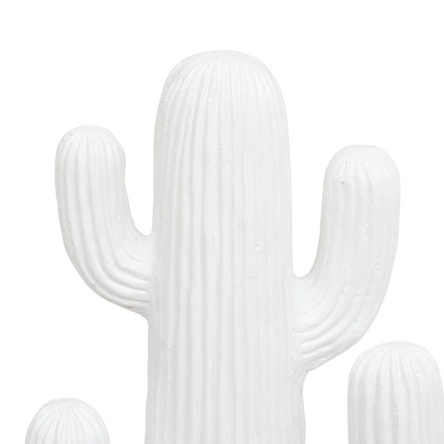 Dekoratív kaktusz figura fehér RODRIGO, 38 cm