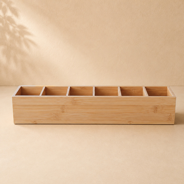 Bambusz asztali rendező, 38 x 8 x 7 cm