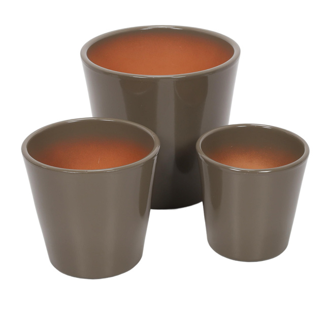 CONICAL kerámiakaspók készlet, 3 darab