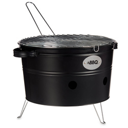 BBQ grill lábakkal és fogantyúkkal, 42 x 35 x 21 cm