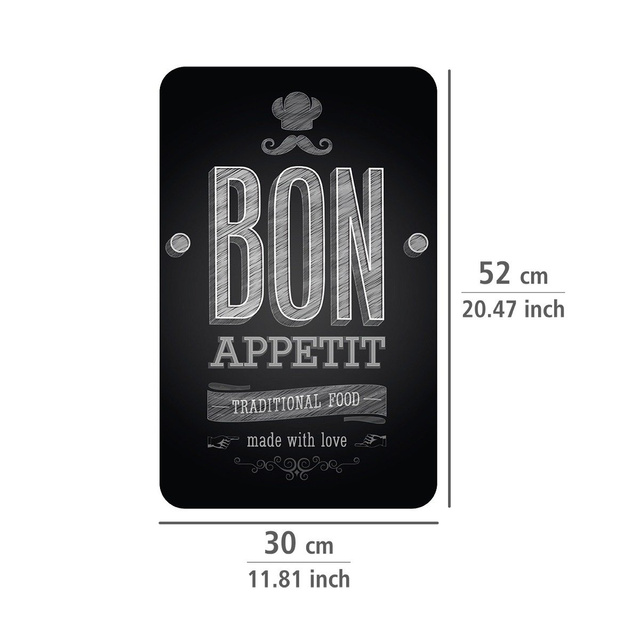 BON APPETIT üveg védőlapok a tűzhelyre – 2 db, WENKO, bon appetit