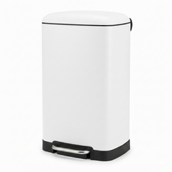 MYK pedálos szemetes, 30 l, fehér