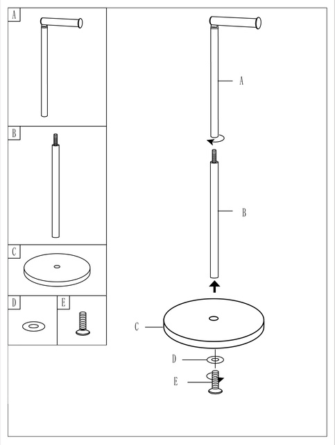 WC papírtartó állvány LOKIA