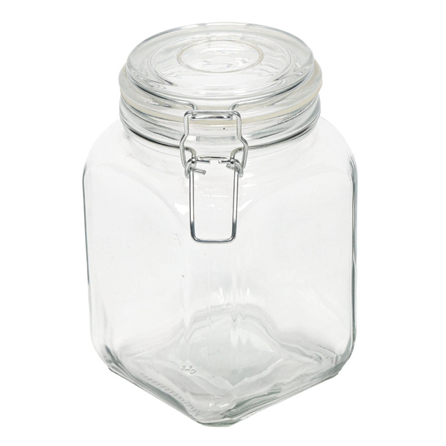 Zárható fedeles üveg, 1,2 l