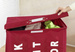 TRIVO RED mosószeres tároló - 116 liter, WENKO, piros