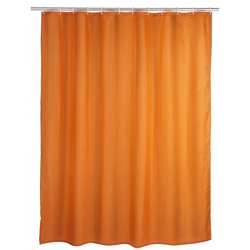 Zuhanyfüggöny, textil, 180x200 cm, WENKO, narancssárga