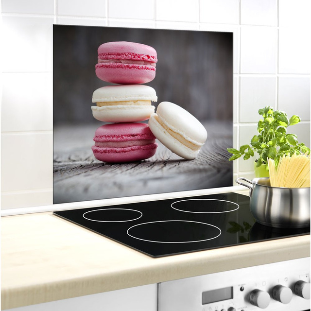 Üveg védőlap MACARONS falra - 50 x 60 cm, WENKO, macarons