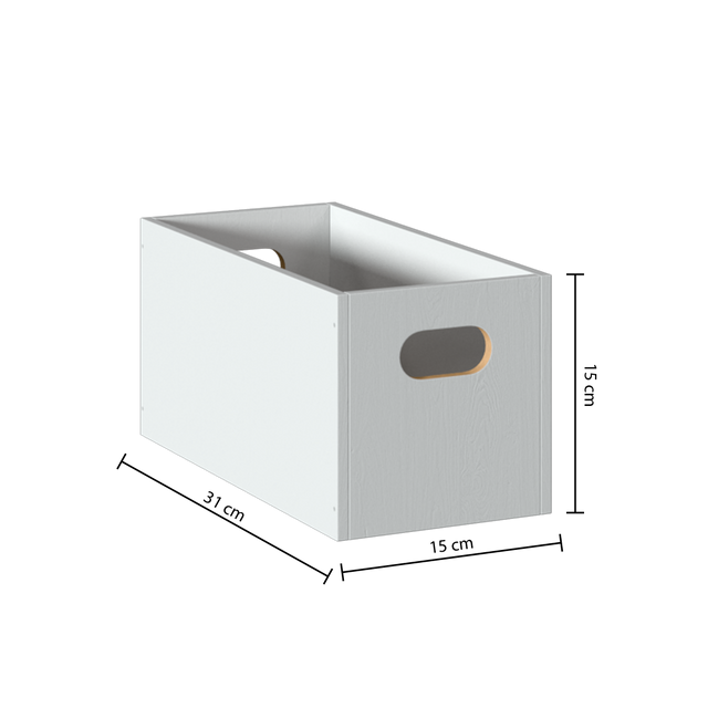 STORAGE tárolódoboz fogantyúkkal, 30 × 14,9 × 14,9 cm