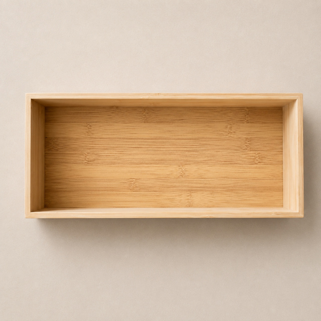 Bambusz asztali rendező, 15 x 38 x 7 cm