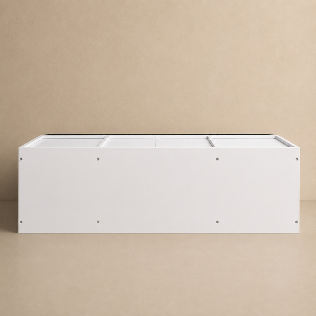 PORTA cipőtartó ülőkével, 103 x 30 x 46 cm, fehér