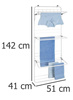 Ajtóra akasztható ruhaszárító, 142 cm, WENKO