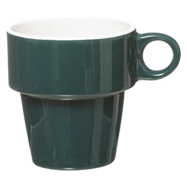 6 darab színes cappuccino csésze + fém állvány