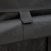 DRESSY dupla textil szekrény, 140 x 45 x 165 cm