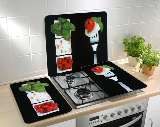 CAPRESE üveg védőlapok a tűzhelyhez – 2 db, WENKO