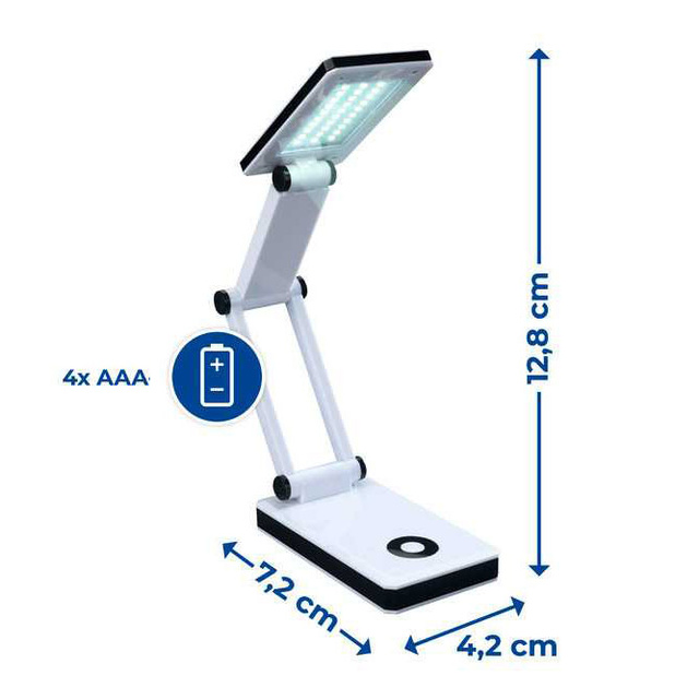 Összecsukható LED lámpa, USB-töltéssel.