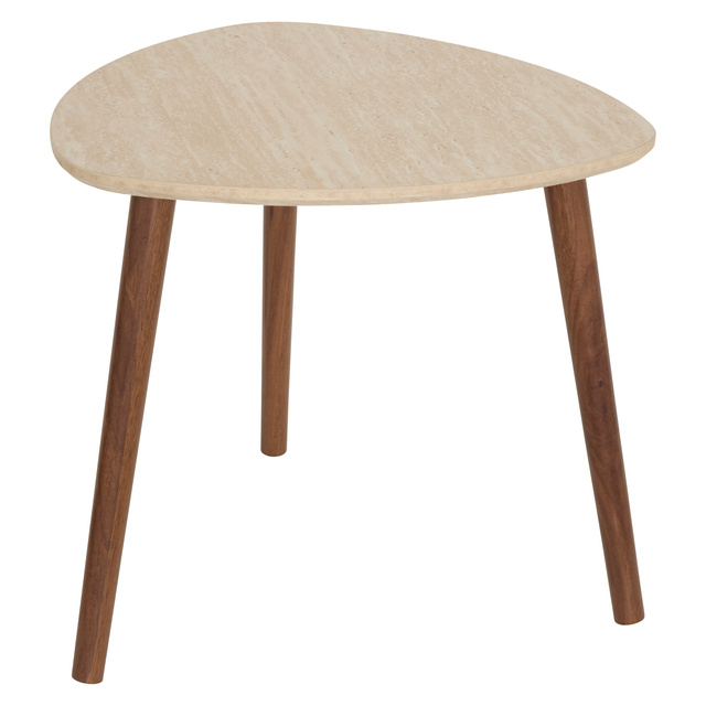 3 darabos MILEO dohányzóasztal-készlet, max. magasság 60 cm, MDF