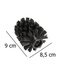 Tartalék fej WC-keféhez, ∅ 8,5 cm, WENKO, fekete