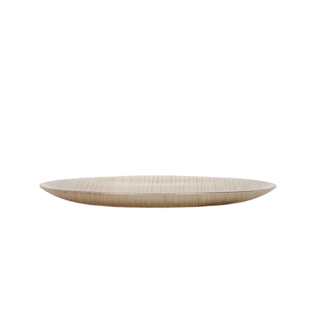 Üveg lapos tányér KARNEOL, Ø 28 cm