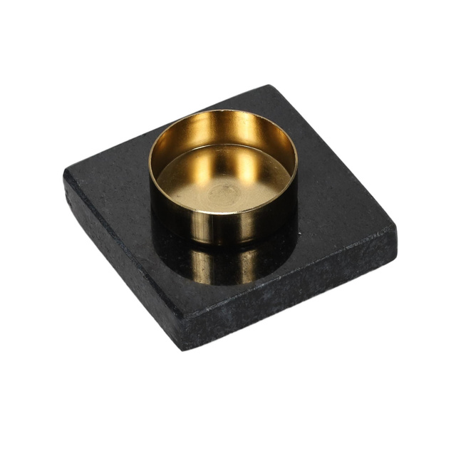 Tealight gyertya tartó, gránit alap, 7 cm