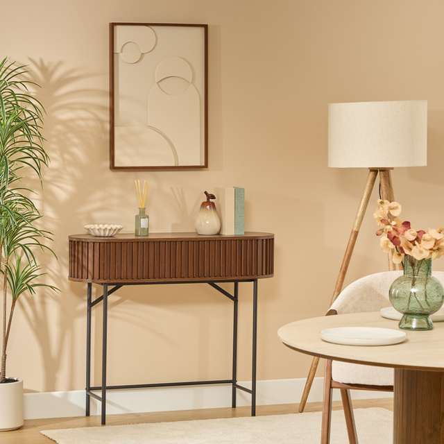 ALCOVE konzol 2 fiókkal, 100 x 30 x 85 cm