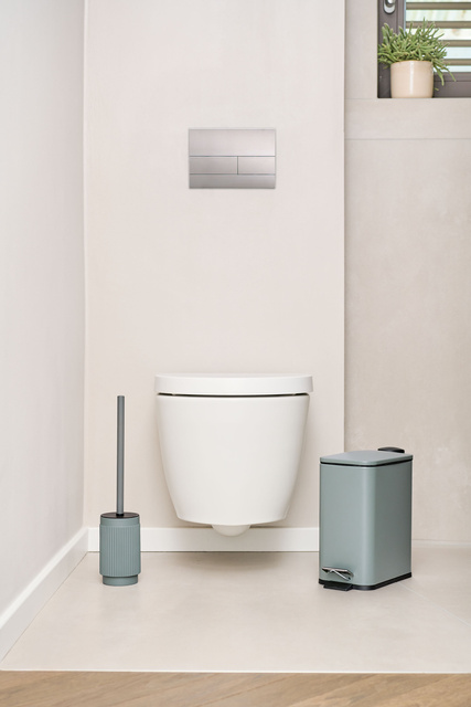 WC kefe poliresin tartóval, Ø 9,2 cm