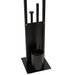 GAMME GLASS WC-papírtartó + tartalék, WC-kefe és polc, 28,1 x 18 x 61,5 cm