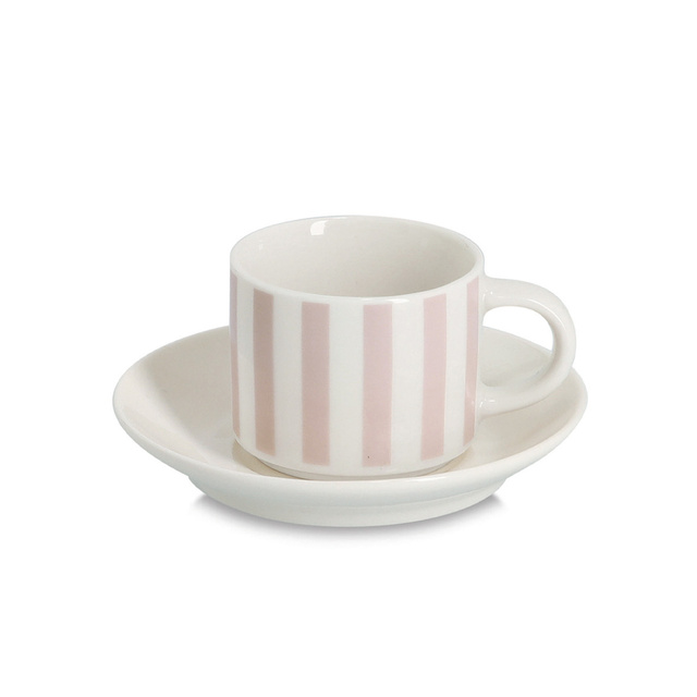 ZELLER 70 ml-es espresso csészék és tányérok készlet