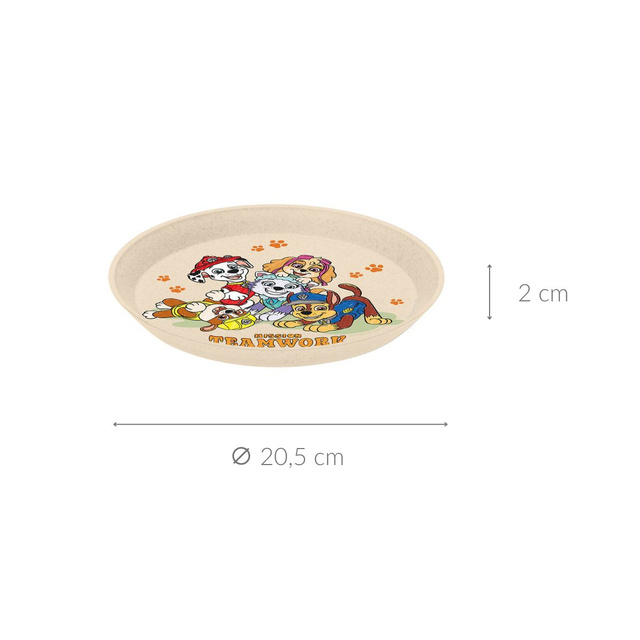 Gyermek tányér CONNECT Mancs Őrjárat, Ø 20,5 cm, KOZIOL