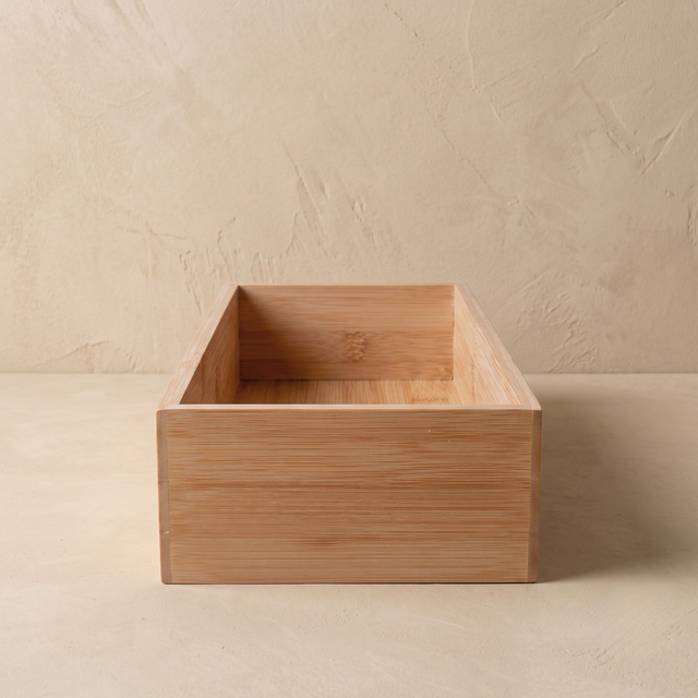 Bambusz asztali rendező, 15 x 38 x 7 cm