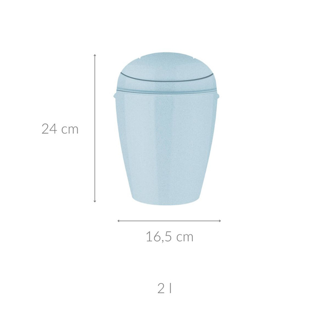 Kis szemetes DEL XS, 2 l., KOZIOL