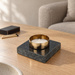 Tealight gyertya tartó, gránit alap, 7 cm
