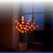 Napelemes kerti lámpák, LED orchideák, 2 darabos készlet, 75 cm